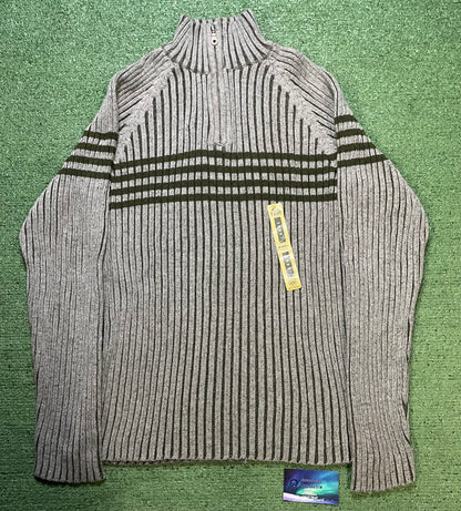 American Rags grey quarter zip