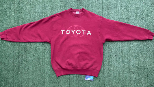 Vintage Toyota Maroon crewneck