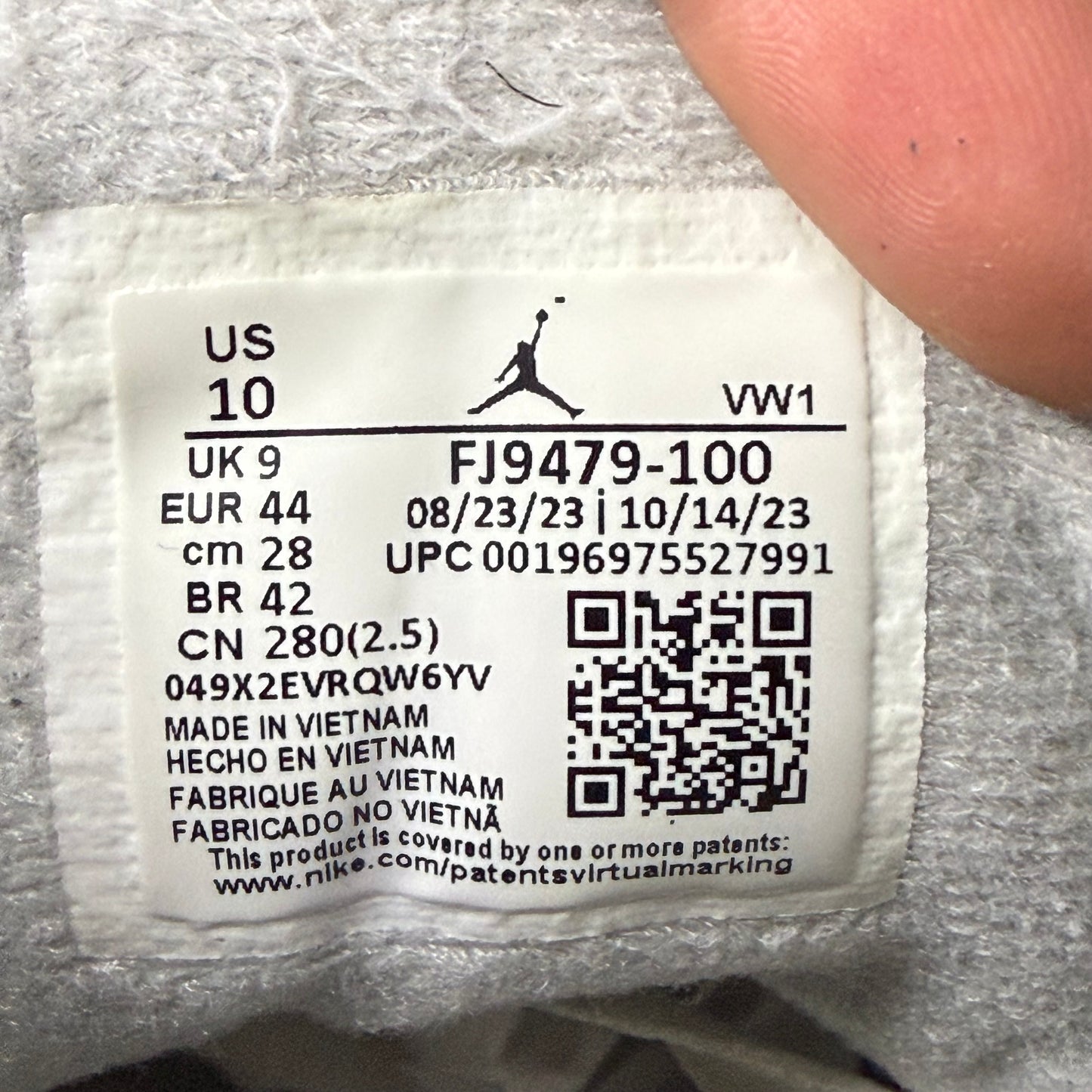 Jordan 3 Craft Ivory 10 Men “Preowned”