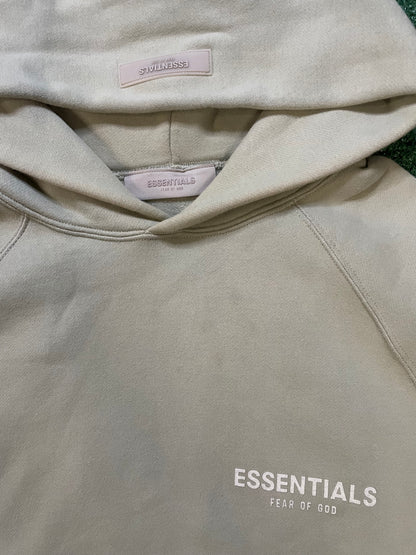Fear of god Essentials seafoam hoodie