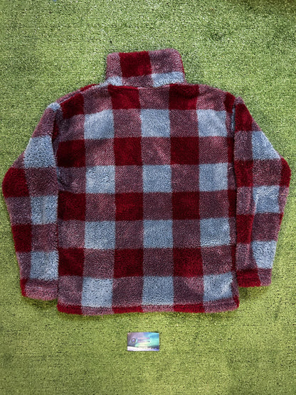 Eddie Bauer plush quarter zip