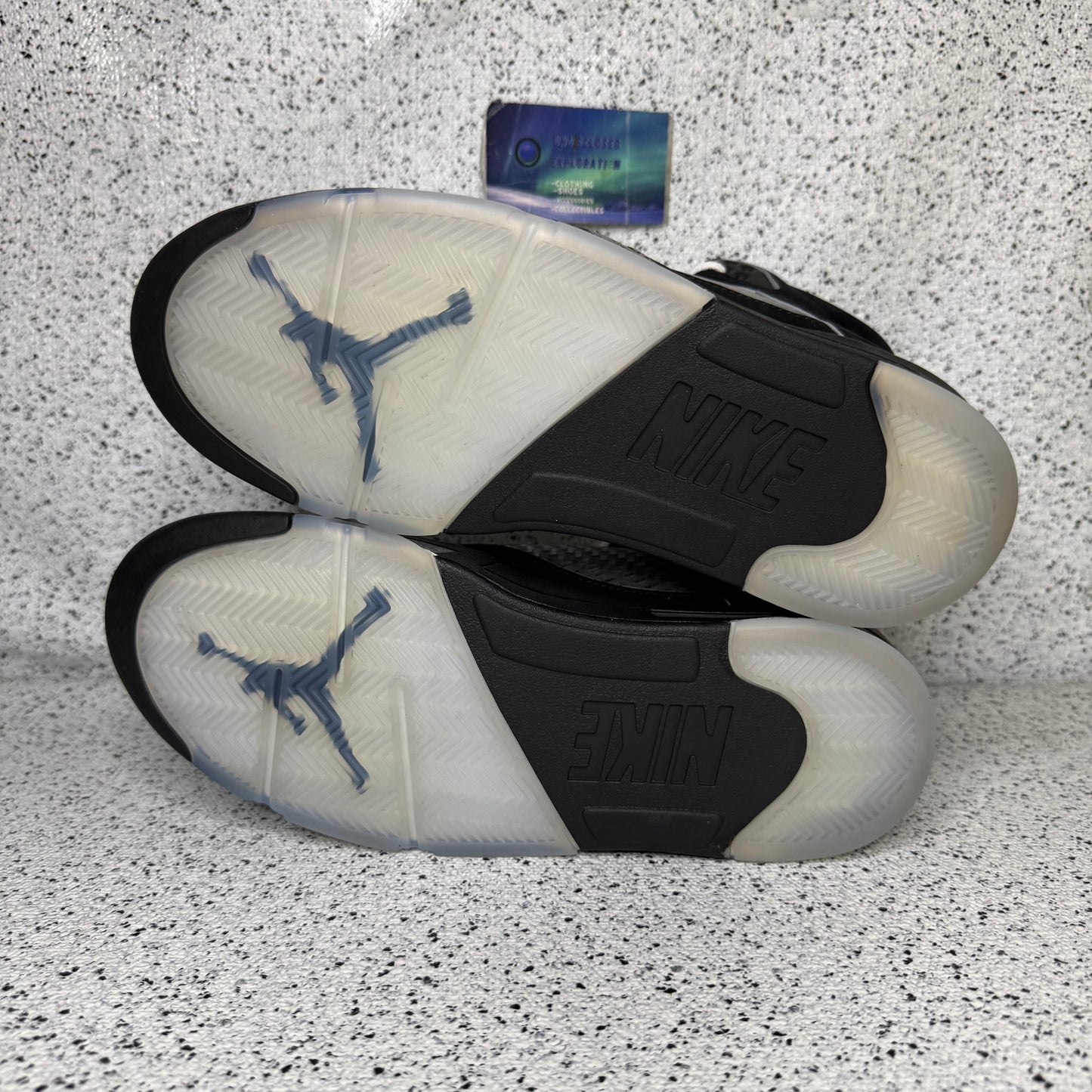 Jordan 5 Black Metallic Reimagined 9 Men “Preowned”