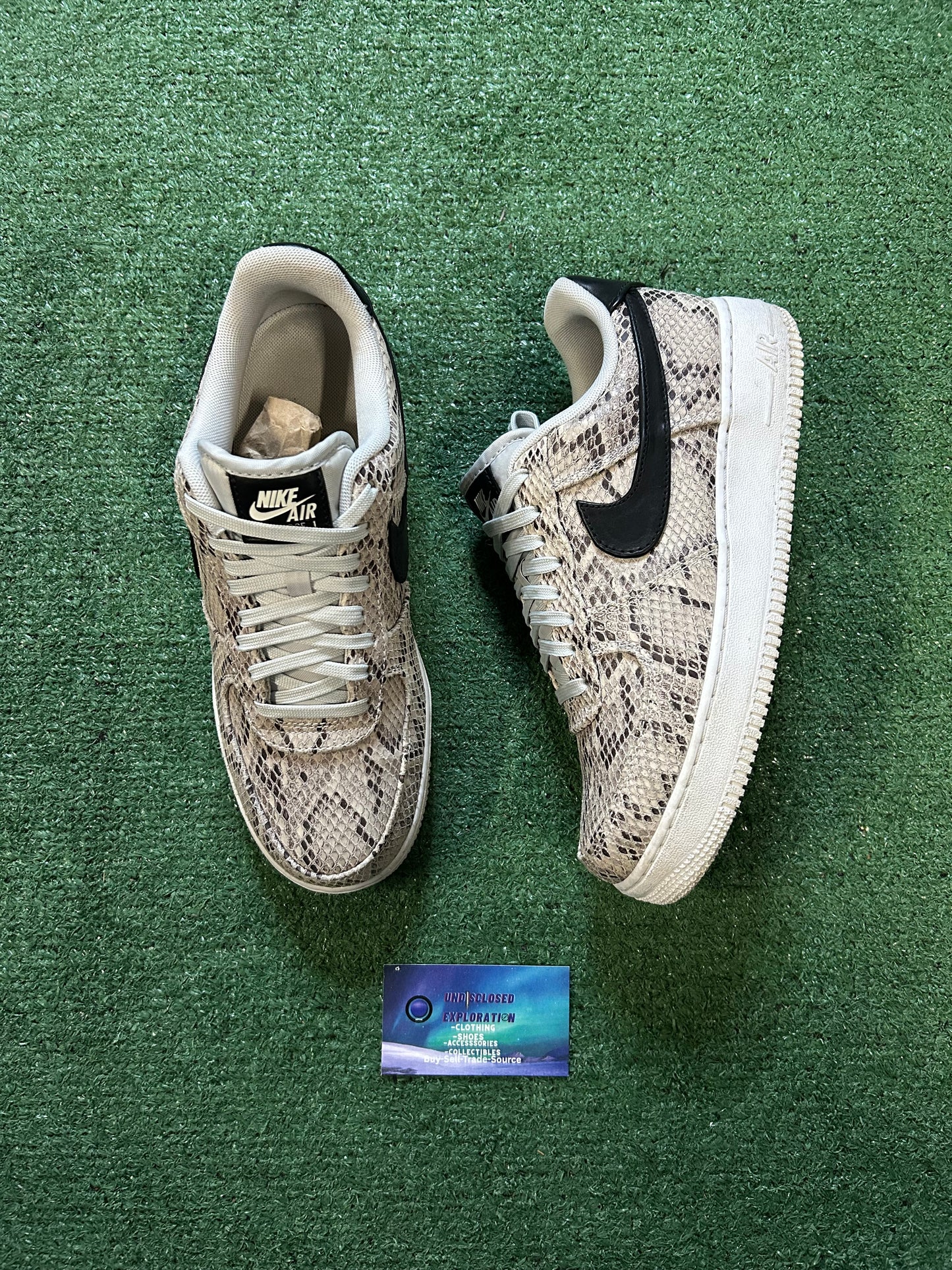 Nike Air Force 1 low snakeskin size 8men/9.5women