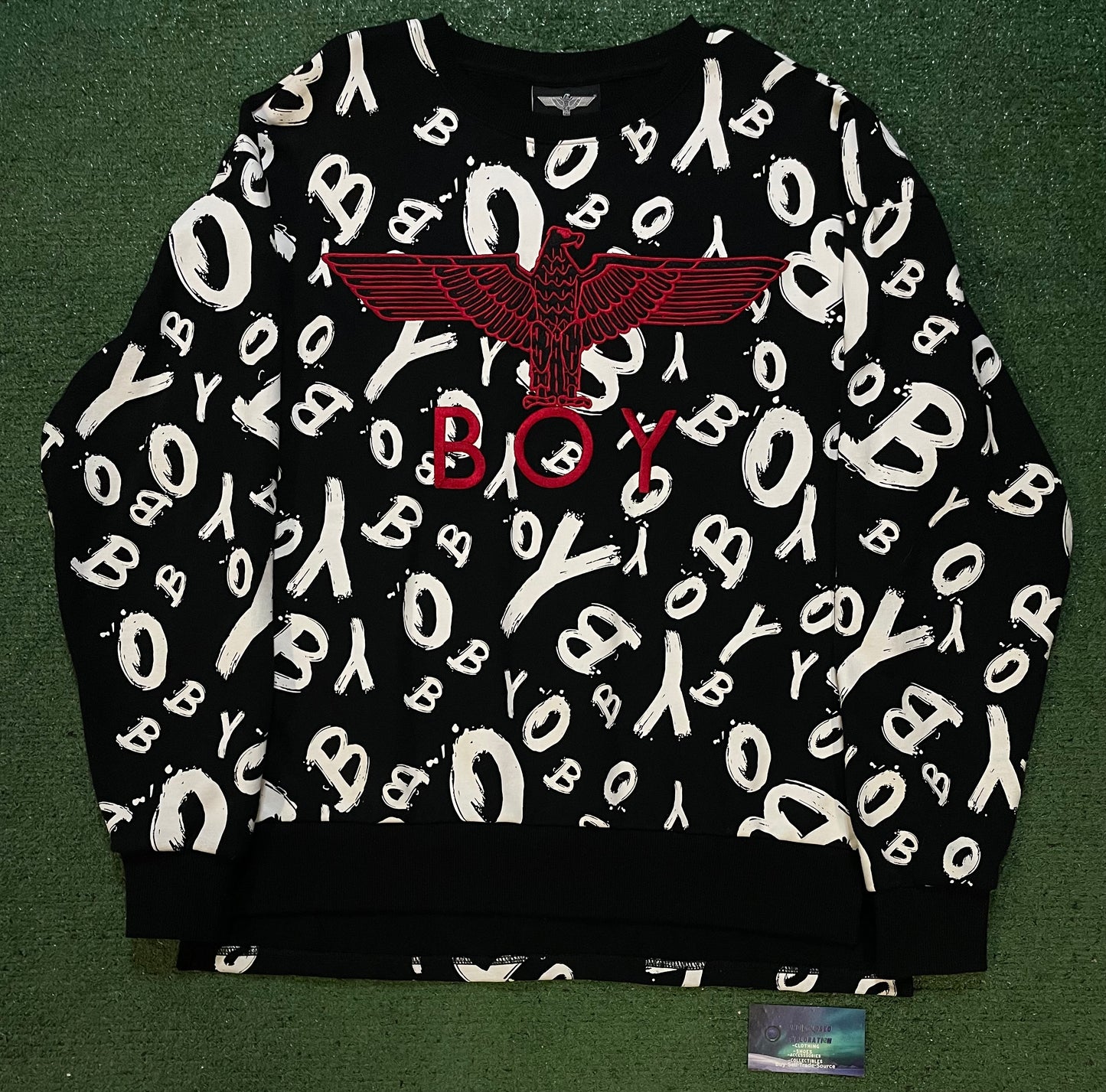 BOY London all over print crewneck