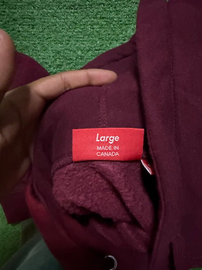 Supreme Motion Hoodie Burgundy