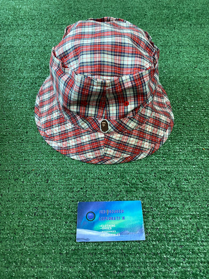 Bape Plaid Bucket Hat