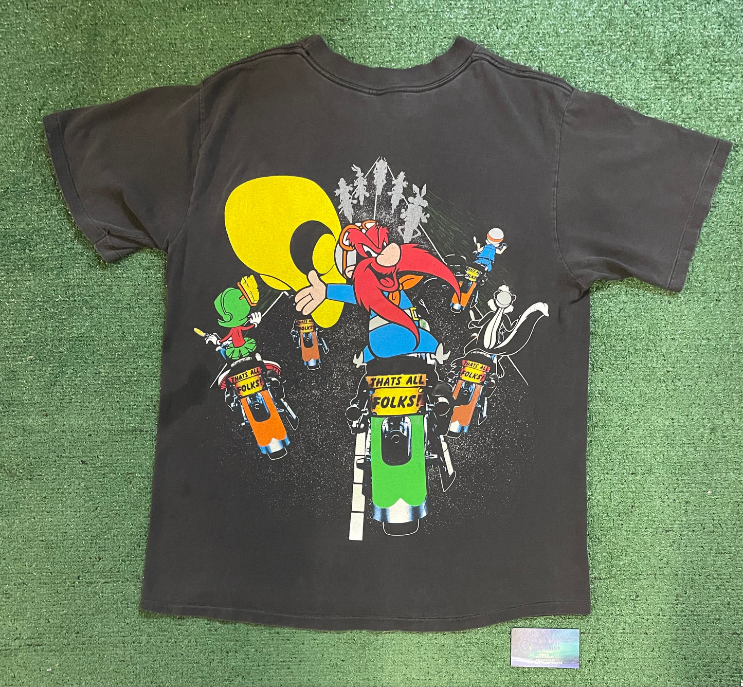 Vintage 1990s Looney Tune motorcycles tee