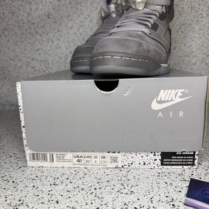 Jordan 5 Wolf Grey 4.5 Youth “Preowned”