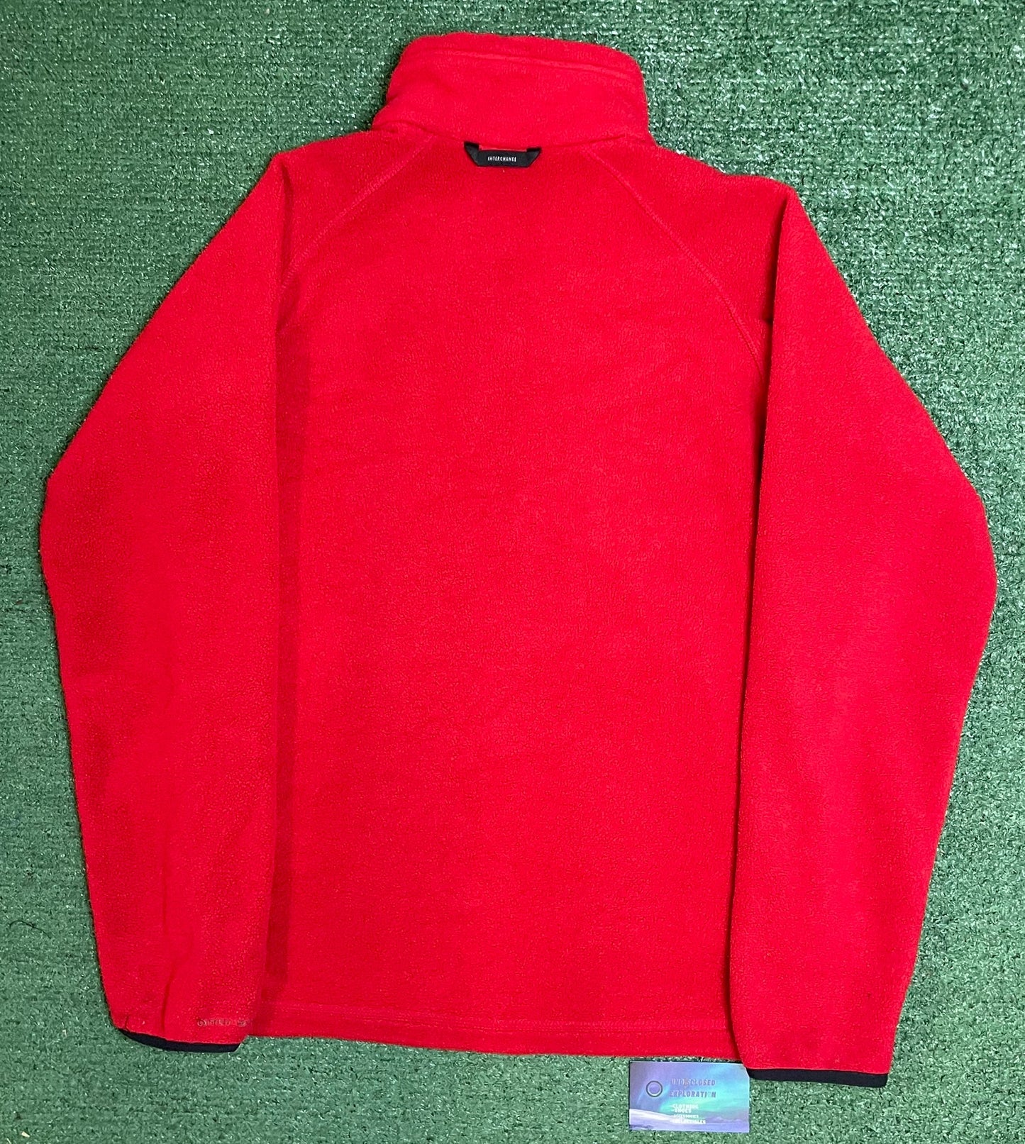Vintage Columbia titanium red fleece