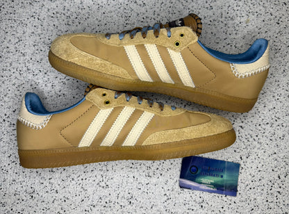 Adidas Wales Bonner Samba Desert White 11 Men/12.5 Women “Preowned”