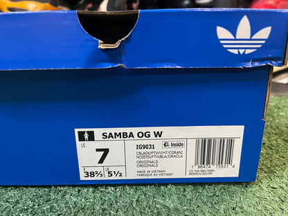 Adidas Samba black white gum