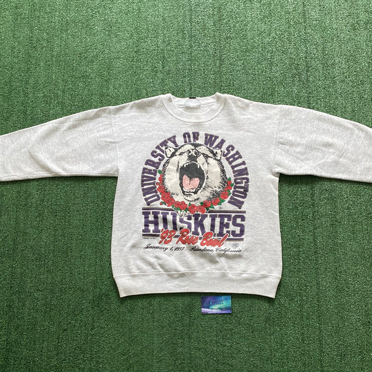 Vintage University of Washington 1993 Rose Bowl Crewneck