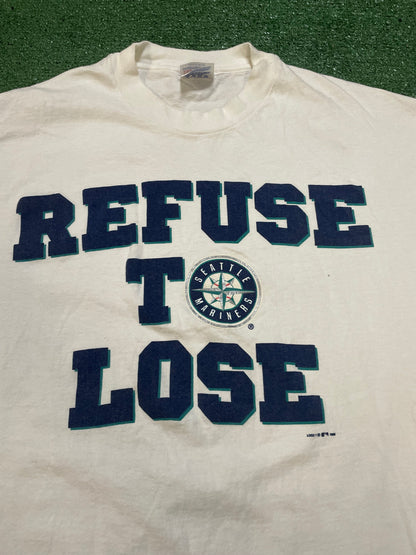 Vintage 1990s Seattle Mariners refuse to lose tee