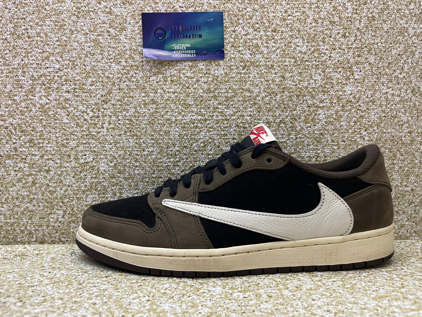 Jordan 1 Low Travis Scott Mocha 10 Men/11.5 Women “Preowned”