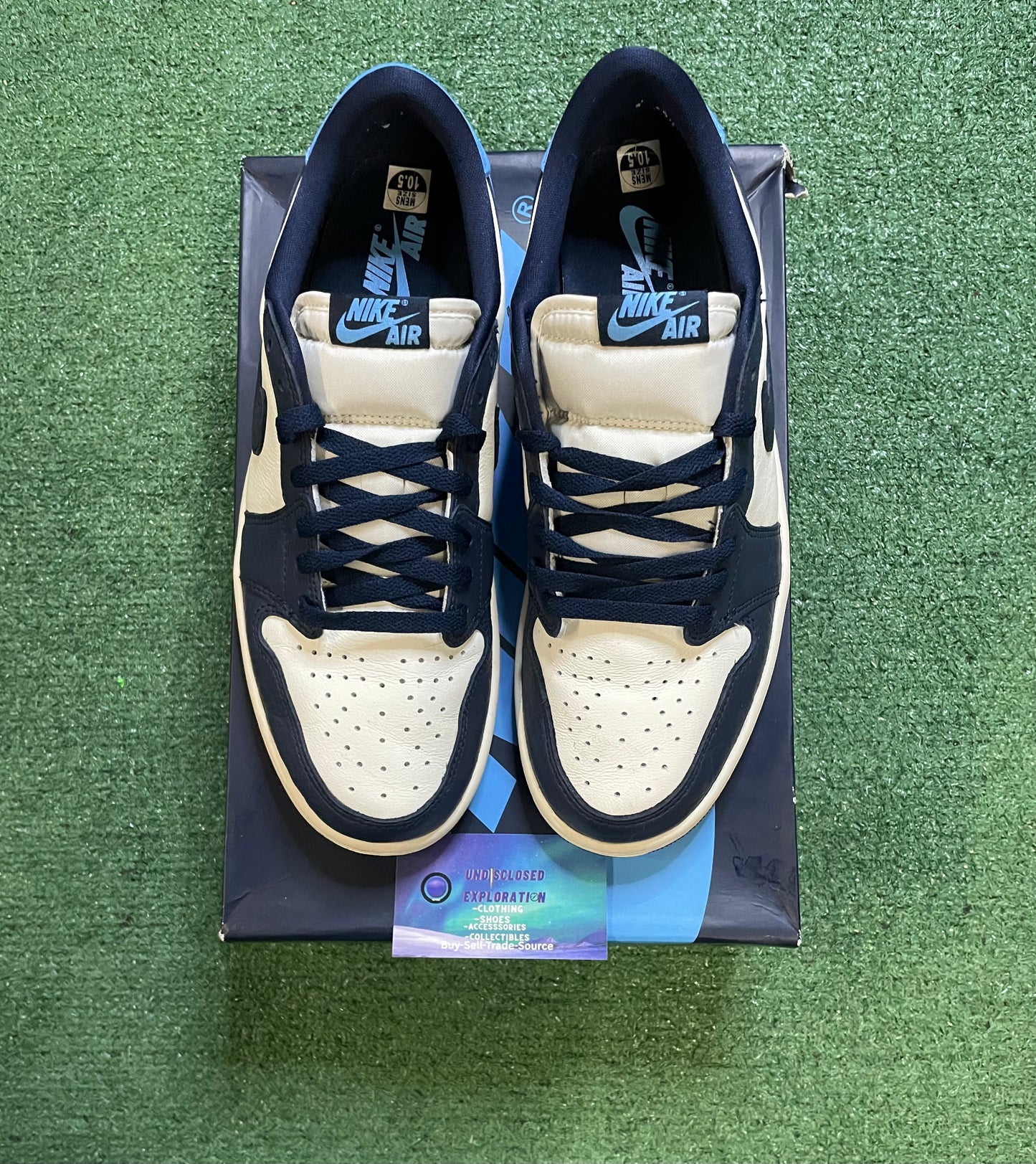 Air Jordan 1 Low obsidian size 10.5men/12women