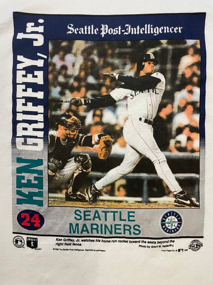 Vintage 1990s Ken Griffey Newspaper tee