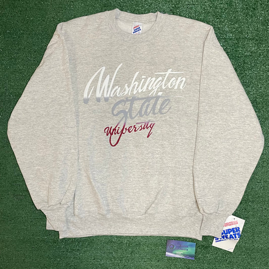 Vintage 1990s Washington state university WSU crewneck