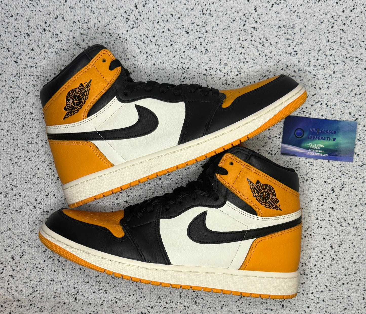 Jordan 1 Yellow Toe Taxi 11 Men/12.5 Women “Preowned”
