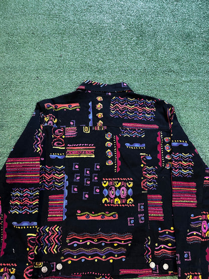Vintage Chico multicolor abstract jacket