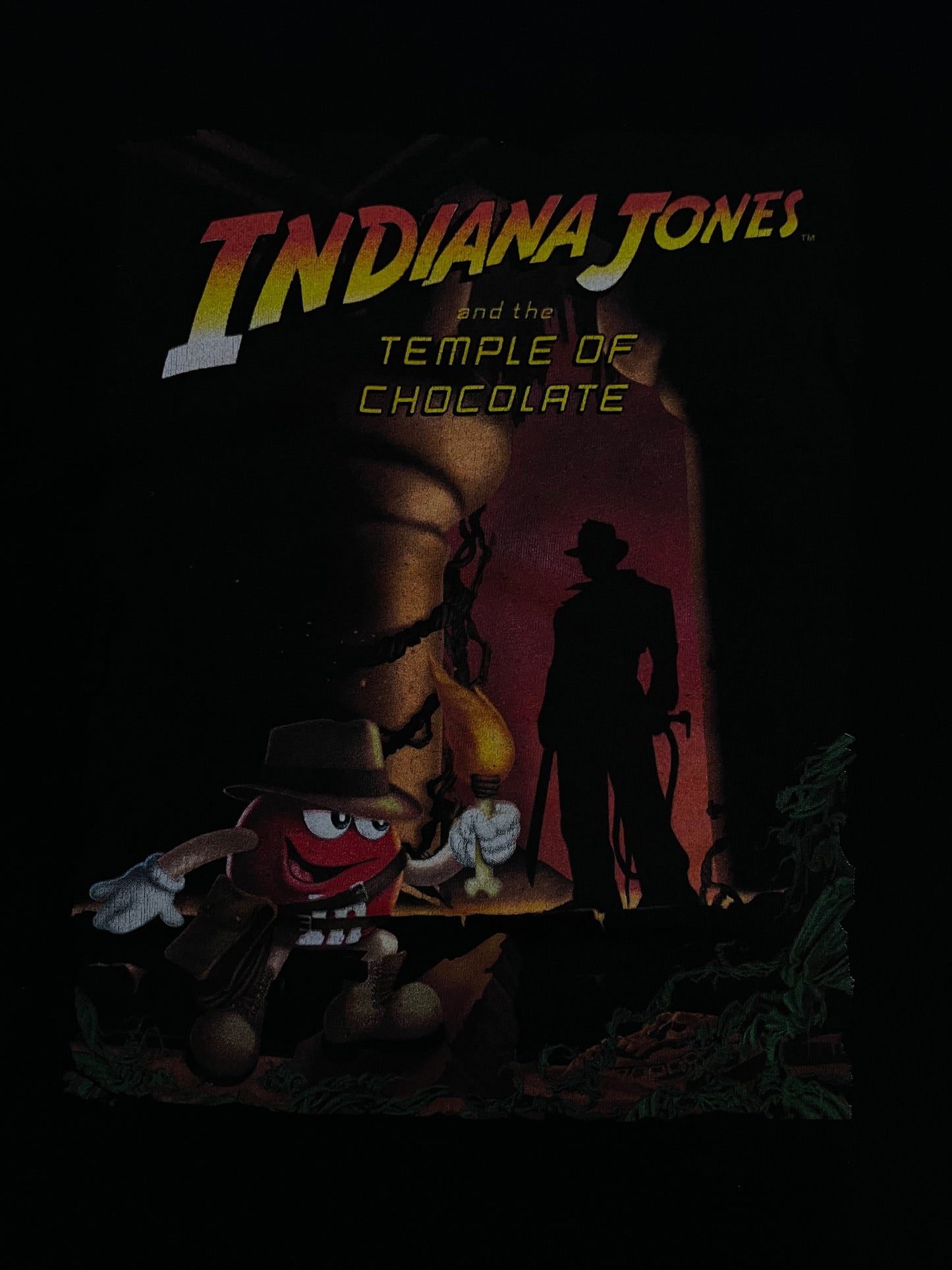Vintage Indiana Jones and the temple of chocolate tee