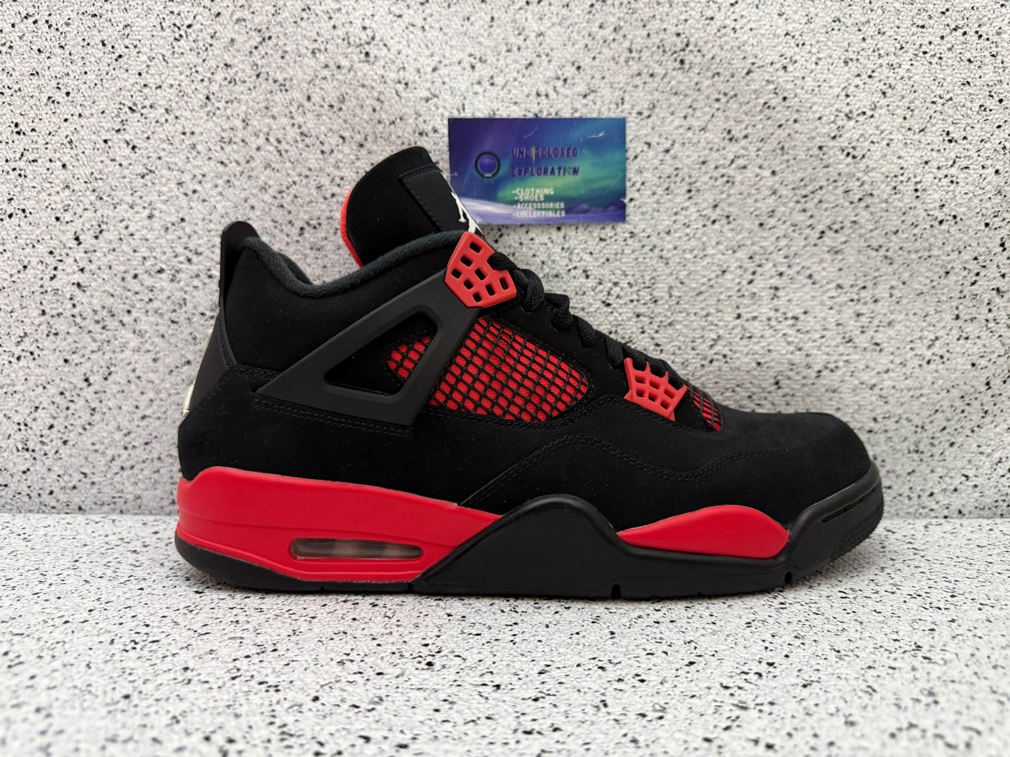 Jordan 4 Red Thunder 10.5 Men/11 Women “Preowned”