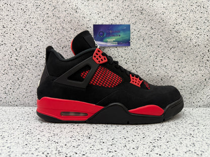 Jordan 4 Red Thunder 10.5 Men/11 Women “Preowned”