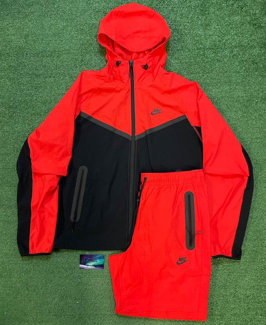 Nike tech fleece windbreaker sweatsuit set