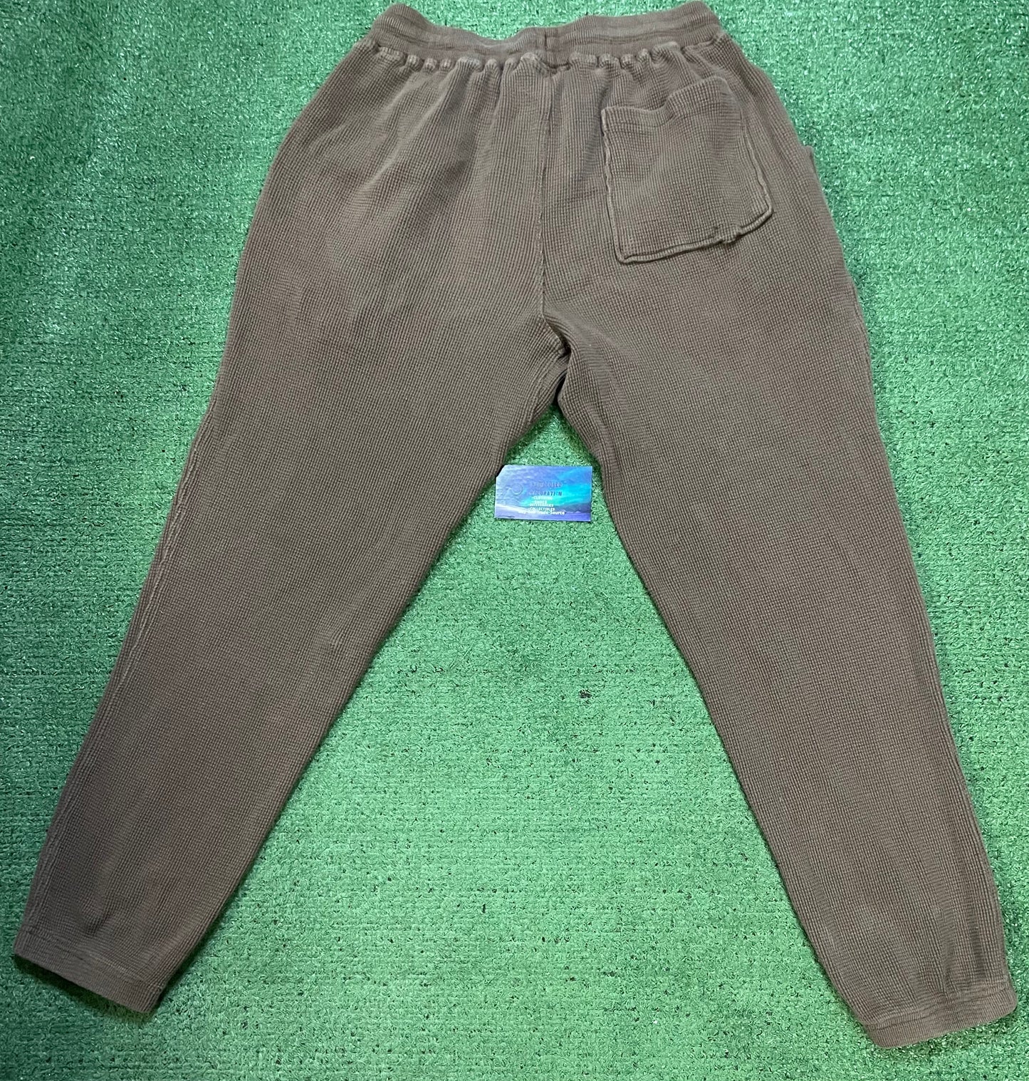 YoungLA waffle knit brown pants