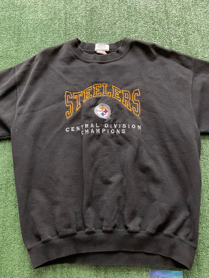 Vintage Pittsburgh Steelers Central Division Champions sweatshirt