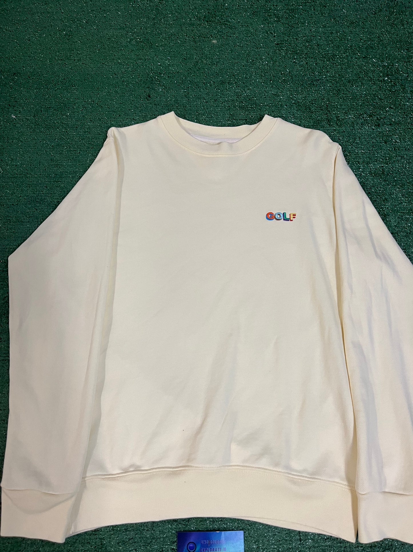 Golf wang Tyler the creator pale yellow crewneck