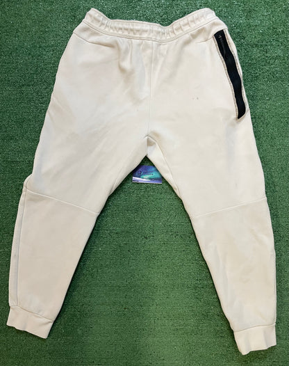 Nike beige tech fleece pants