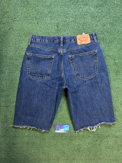 Levi 505 dark wash Jean shorts