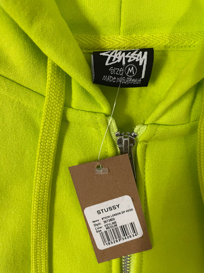 Stussy keylime London zipup hoodie
