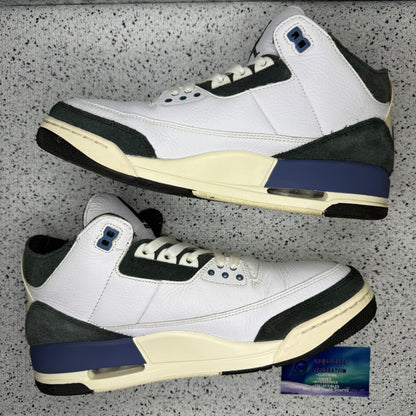 Jordan 3 A Ma Maniere Diffused Blue 10 Men “Preowned”