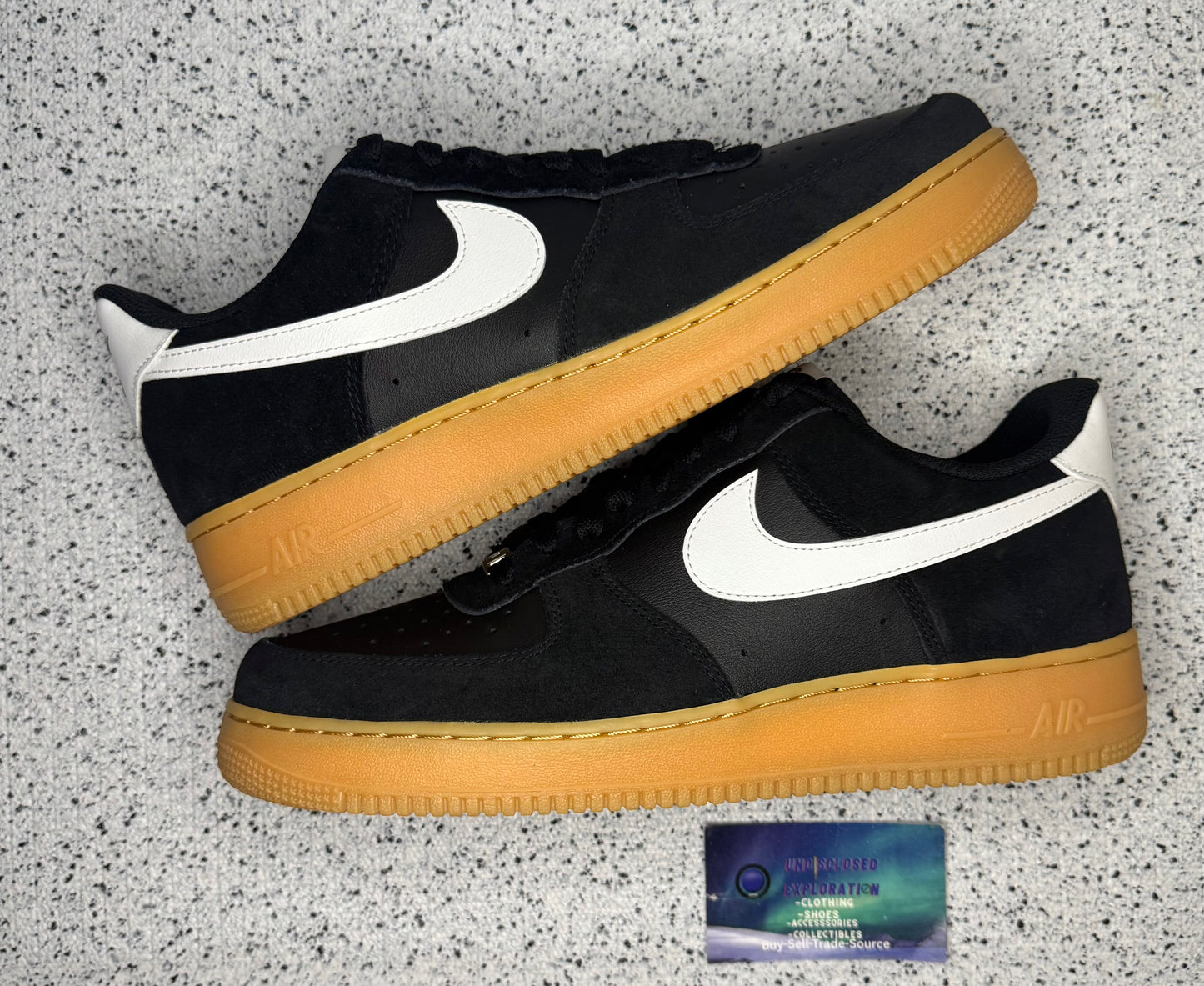 Nike Air Force 1 Gum Pack Black