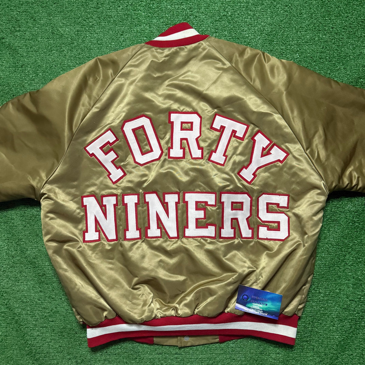 Vintage San Francisco 49ers Satin Jacket Chalk Line