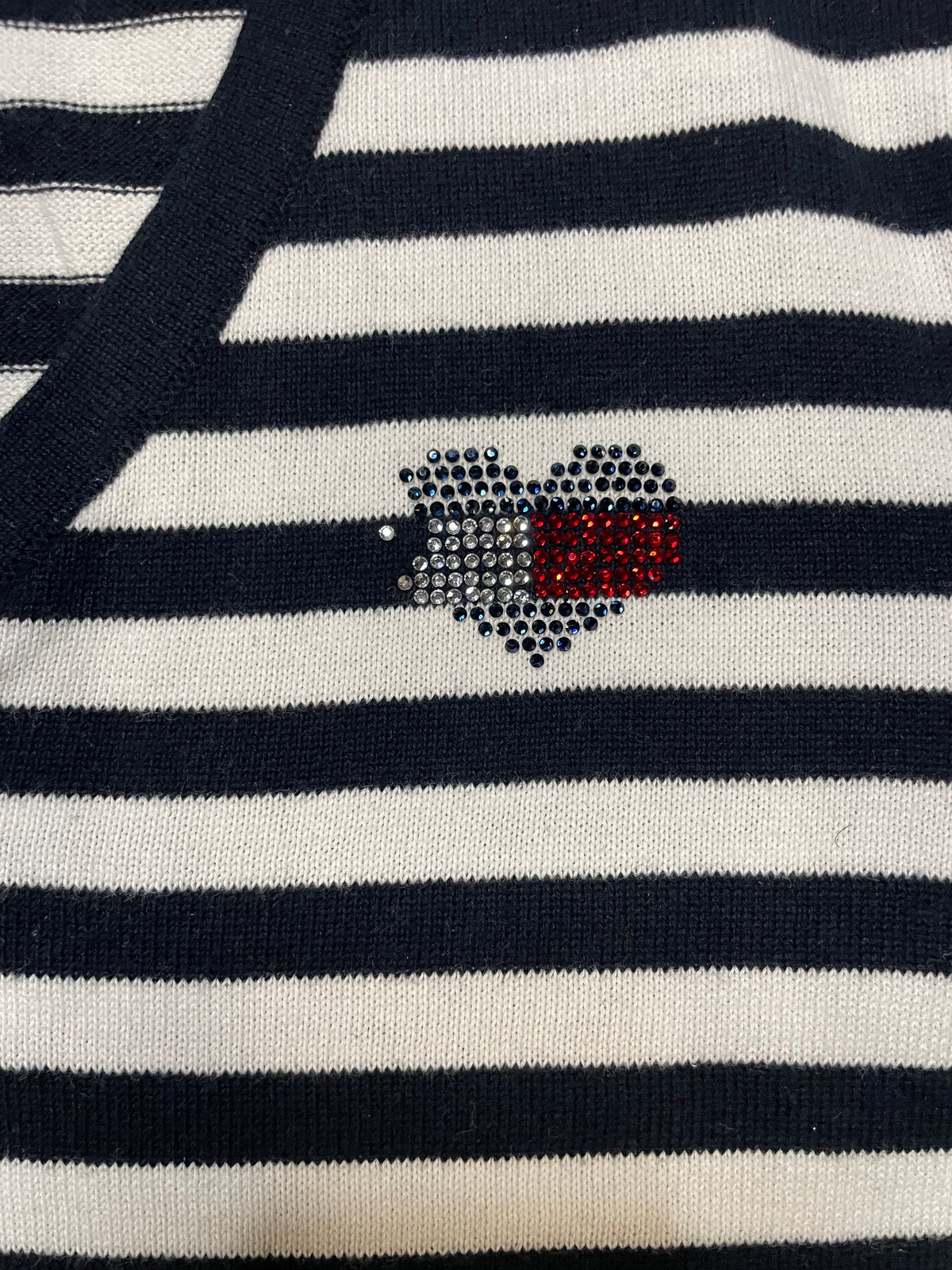 Tommy Hilfiger striped heart longsleeve