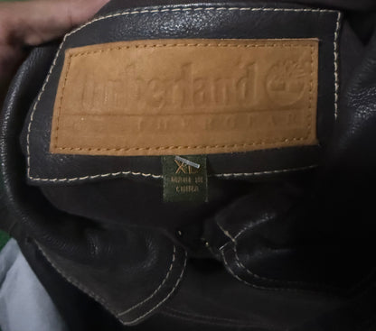 Vintage Timberland Leather Jacket