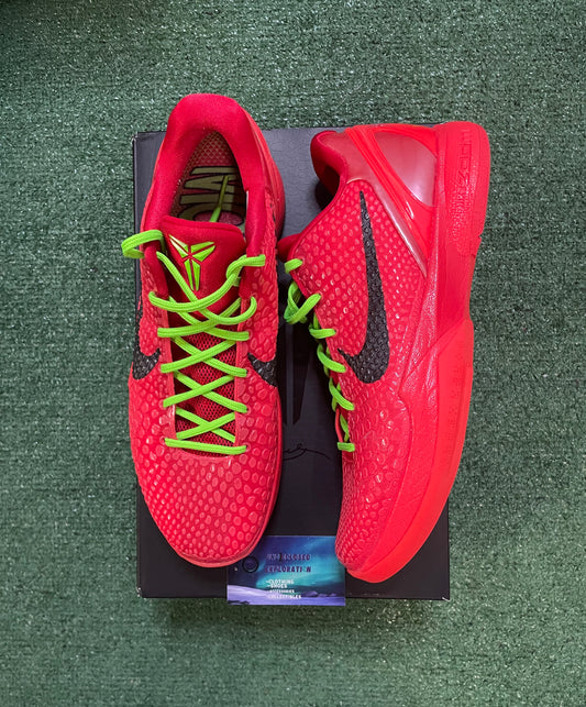 Kobe 6 reverse grinch size 11men/12.5women