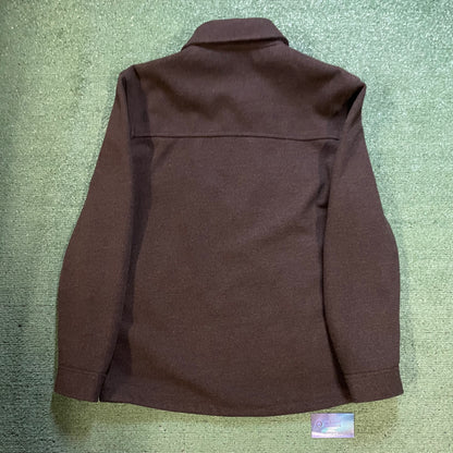 Zara dark brown button up jacket
