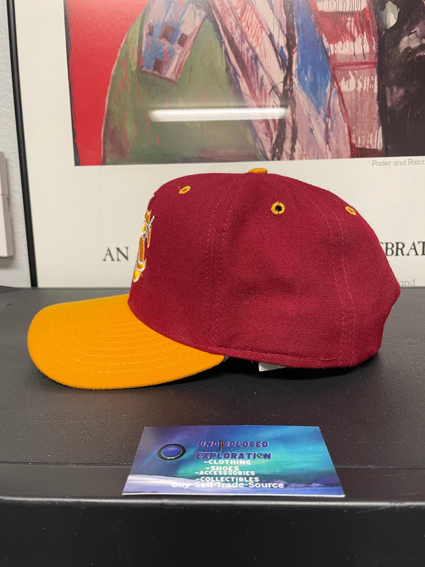 Vintage  1990s USC Trojans red and gold hat