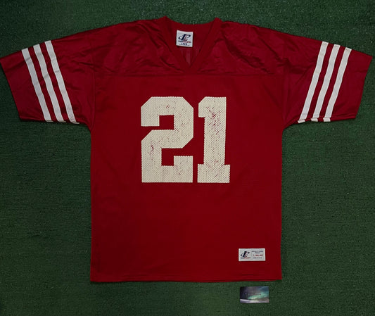 Vintage 1990s Deion Sanders #21 San Francisco 49ers mesh Jersey