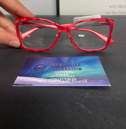 Gucci red GG0025O glasses