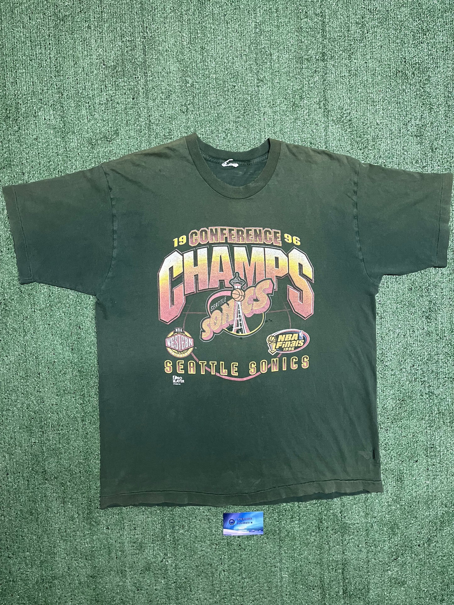 Vintage 1996 Seattle sonics western conference champs