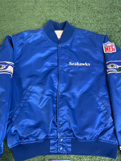 Vintage 1980s Seattle Seahawks satin starter jacket