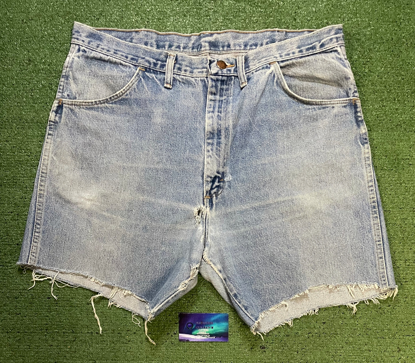 Rustler light wash Jean shorts