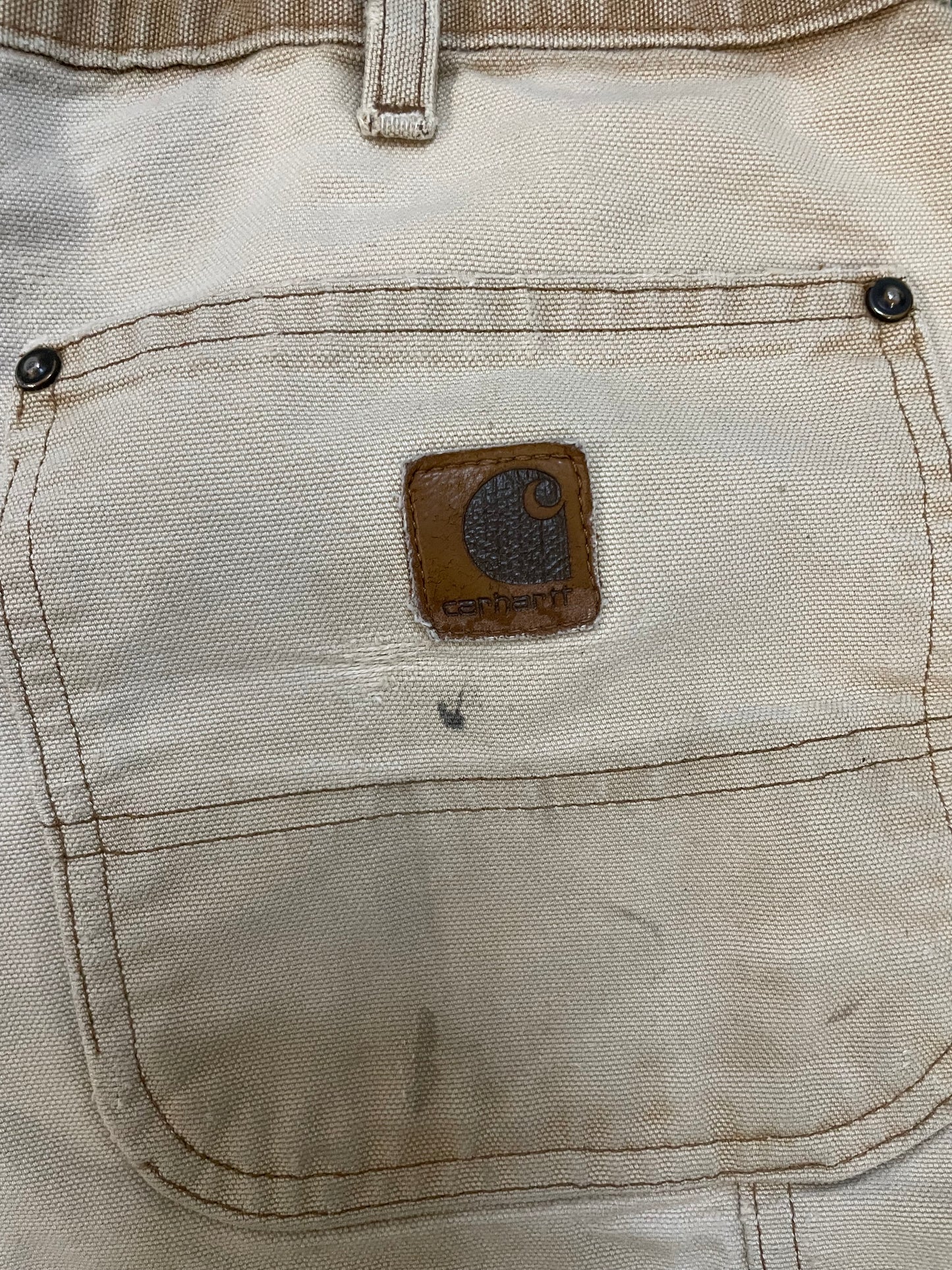Vintage 1990s Carhartt tan double knees