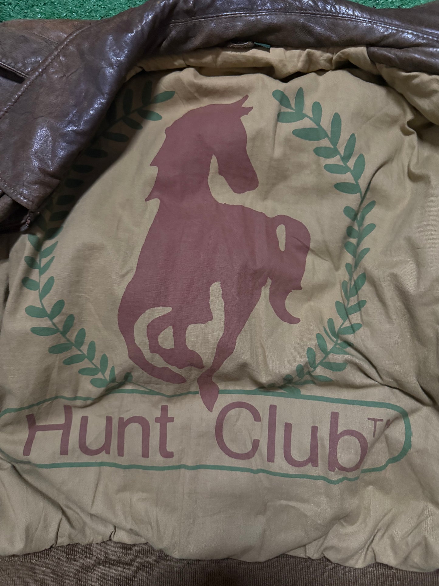 Vintage Hunt Club Leather Jacket