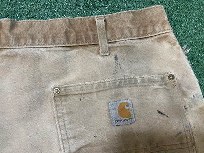 Vintage Carhartt beige distressed double knees