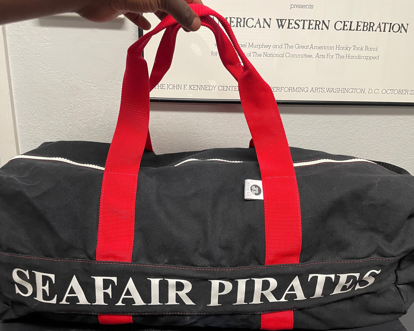 Vintage Seattle Seafair Pirates duffle bag